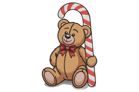 A Festive Christmas Teddy Bear Embroidery Design Review