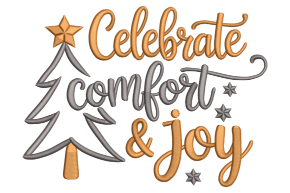 A Festive Review: Christmas Words Embroidery Design