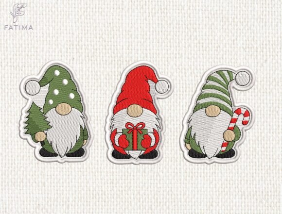 A Professional Review of the Christmas Gnome Patches Embroidery Set