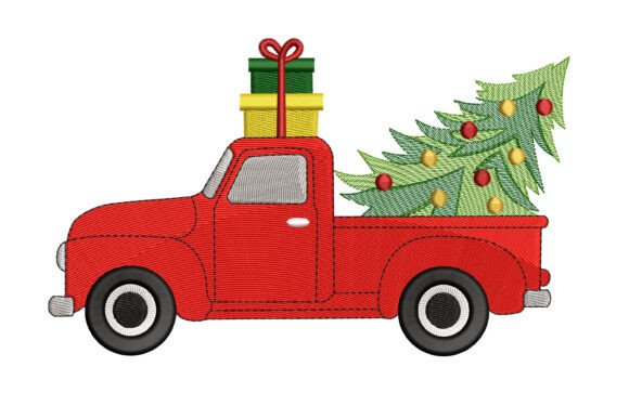 A Professional Review of the Christmas Truck Embroidery Design