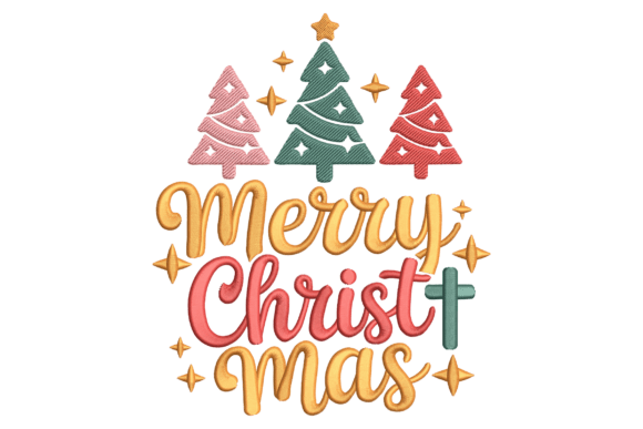 An Embroidery Designer’s Review of the Christmas Tree Lettering Design
