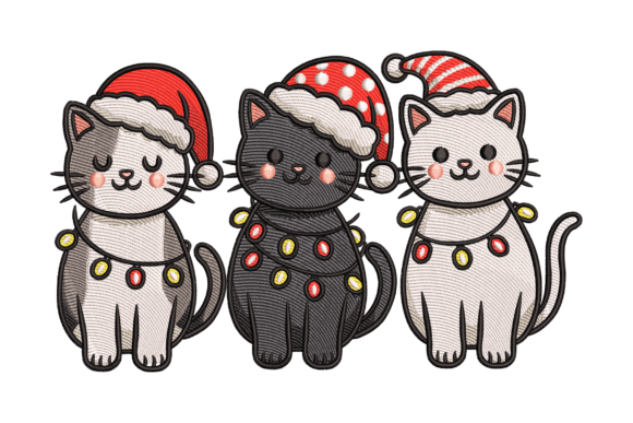 Christmas Cat Trio: A Professional Embroidery Designer's Honest Review