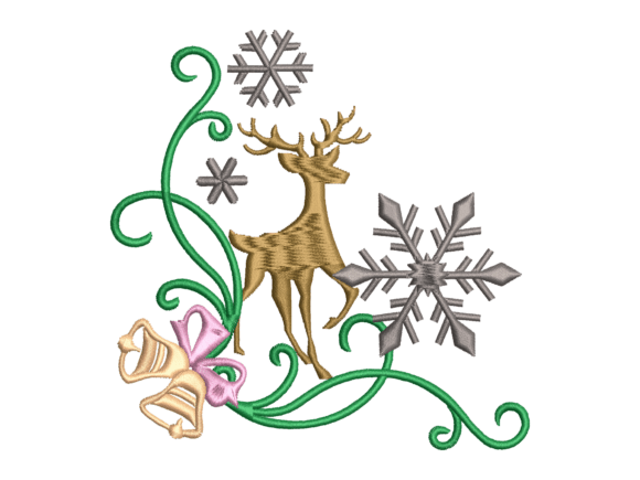 Christmas Deer Embroidery Design: A Craft Fair Seller's Review