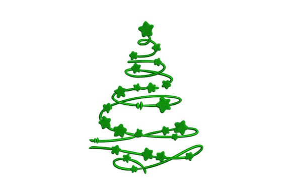 Christmas Star Tree: A Charming Addition to Your Embroidery