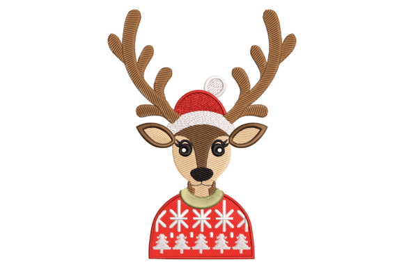 Craft Fair Review: Reindeer Sweater Embroidery Design