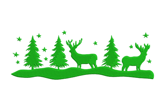 Forest and Deers Christmas Embroidery Review