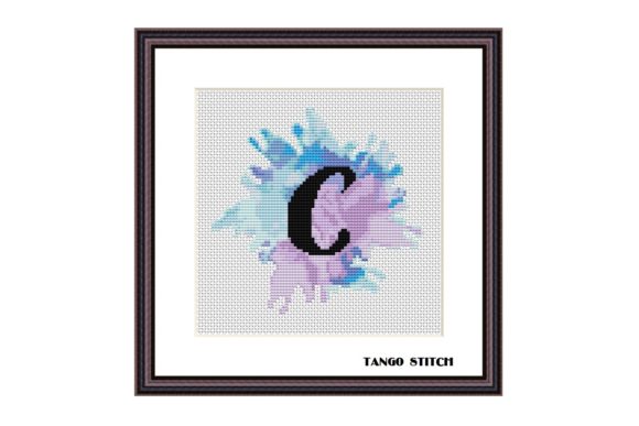 Letter C Blue Watercolor Cross Stitch: A Seasonal Review