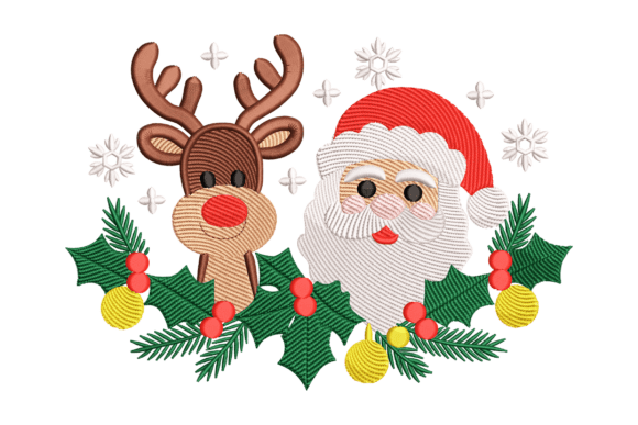 Santa and Reindeer: A Boutique Embroidery Review