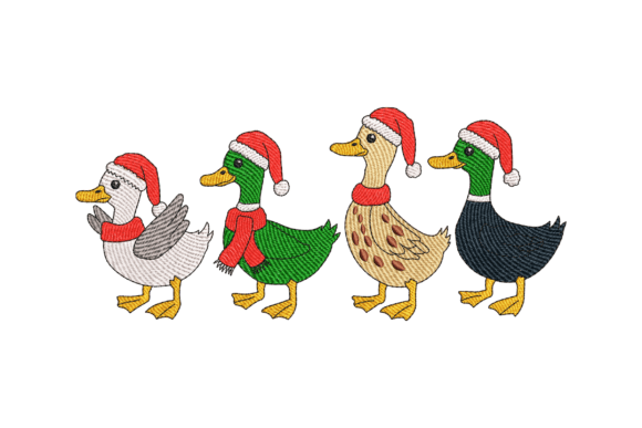 Santa Hat Ducks Embroidery: A Designer's Practical Review