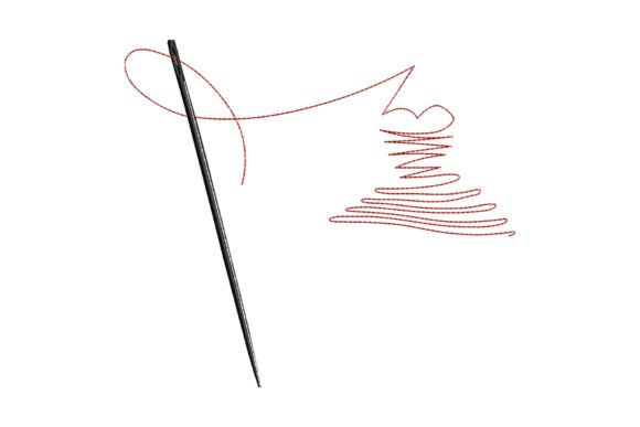 Sewing Needle Tree Embroidery: A Modern Holiday Design Review