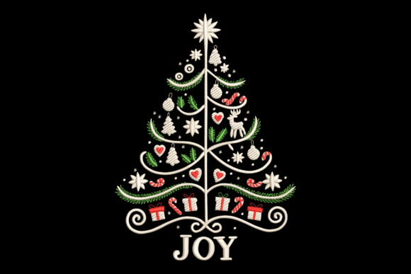 Star Topper Tree: A Vintage Christmas Embroidery Design Review