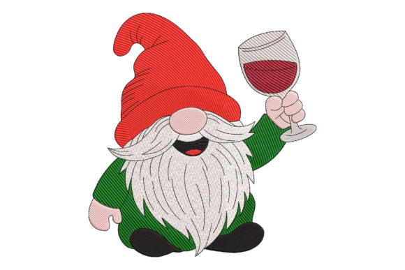 Wine Lover Gnome: A Cozy Handmade Gift Design